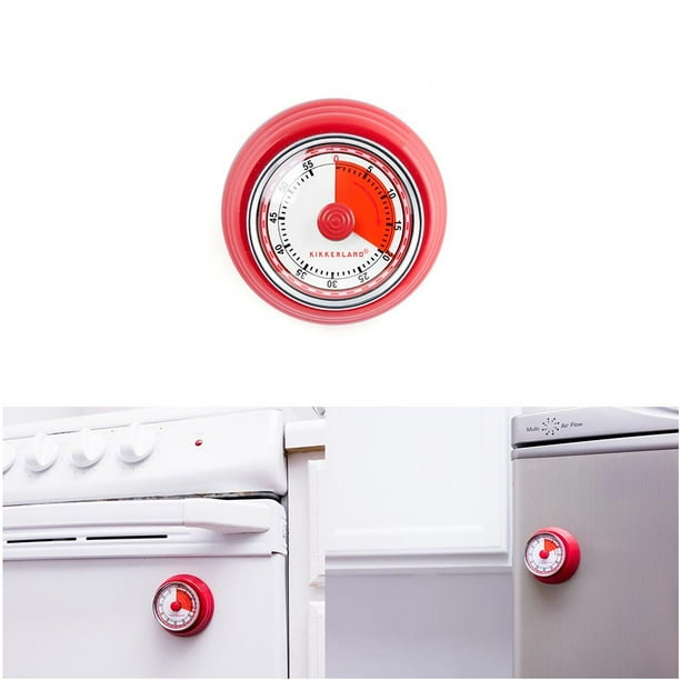 Kikkerland Wind Up COPPER MAGNETIC BACK Kitchen Timer 55 Minute KT051-CO Kikkerland Wind Up COPPER MAGNETIC BACK Kitchen Timer 55 Minute KT051-CO